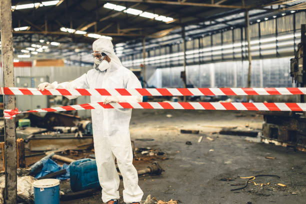 Professional Trauma Scene Cleanup technician working in Pylesville, MD